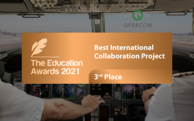 Qpercom’s International Collaboration Project commended at The Education Awards 2021