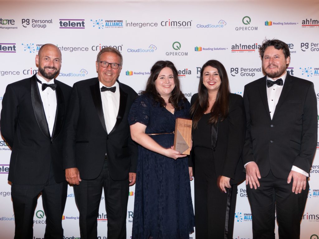 Qpercom win Public Sector Award