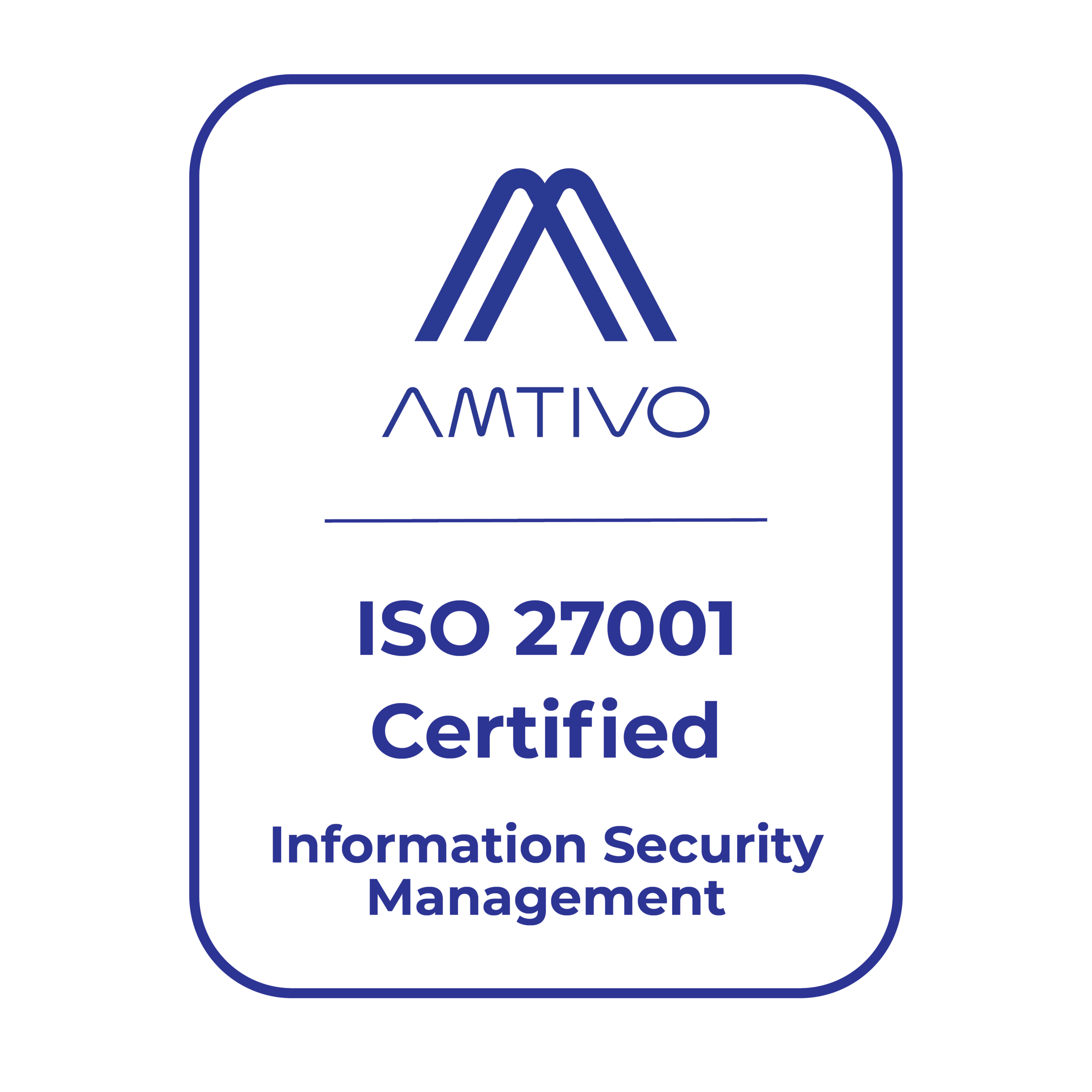 ISO 27001 certification badge